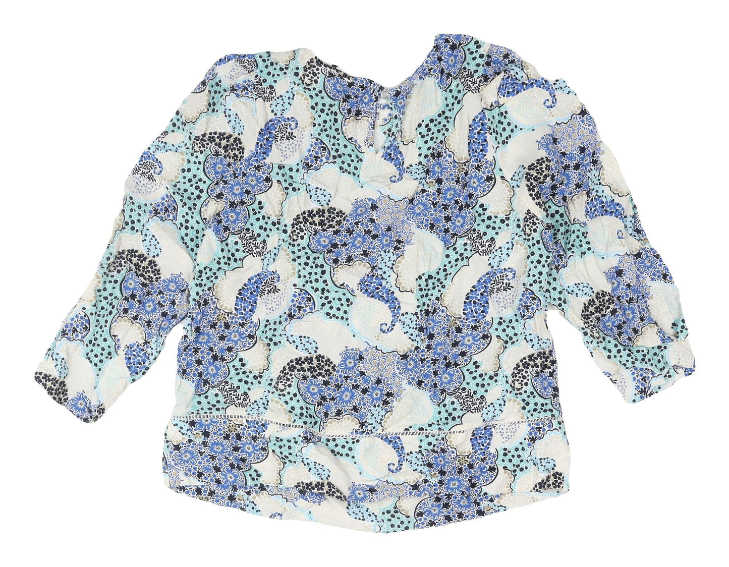 Marks and Spencer Women's Paisley Multicoloured Blouse Size 10