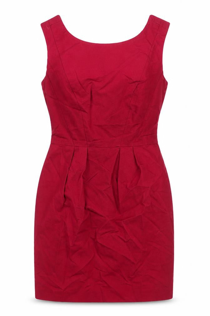 Warehouse Women's Red Sheath Dress Size 8
