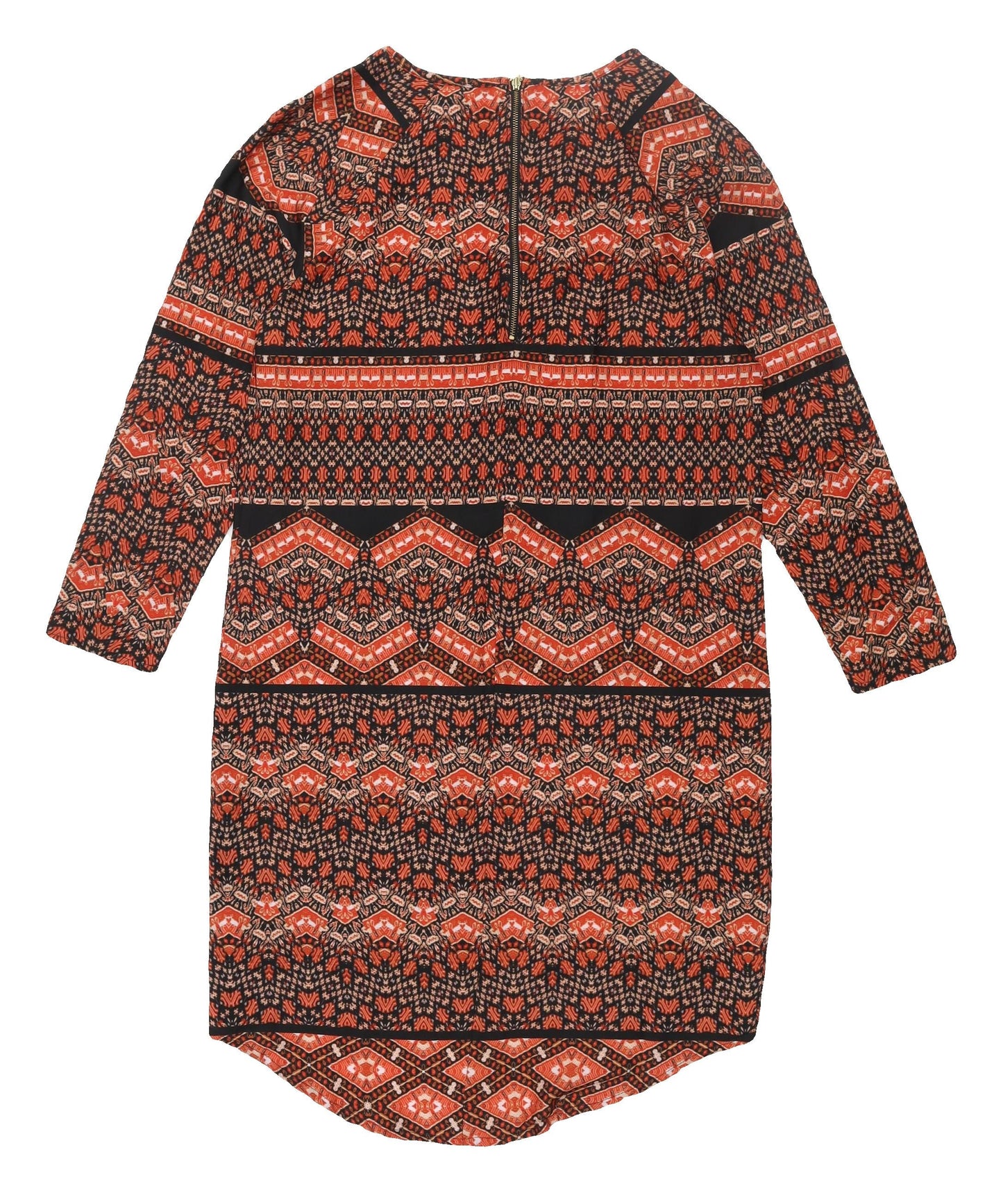 New Look Women's Multicoloured Shift Dress Size 10