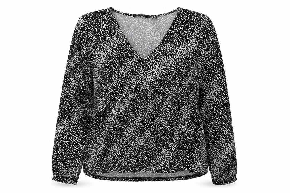 Womens UK Size XL VERO MODA Black Polyester Blend Blouse
