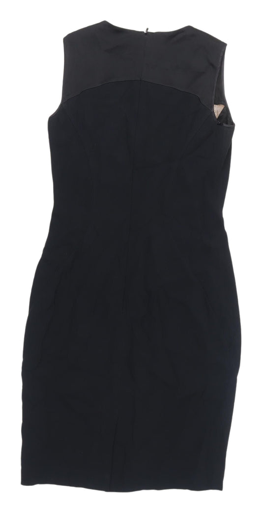 BOSS Women's Black Sheath Dress UK 6 – Elegant Evening Wear