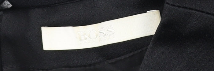 BOSS Women's Black Sheath Dress UK 6 – Elegant Evening Wear