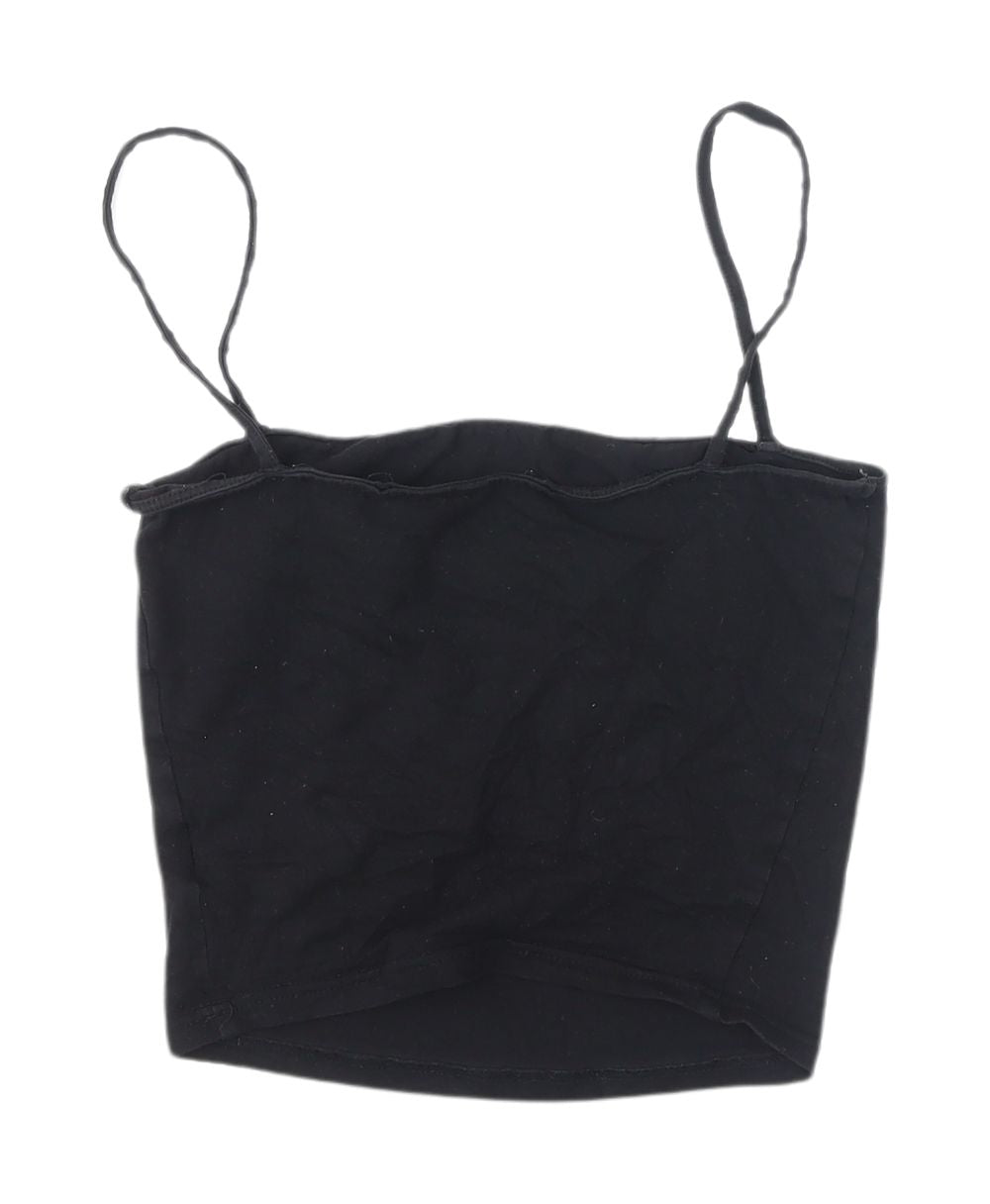 H&M Women's Black Basic Tank XS - Spring/Summer Staple