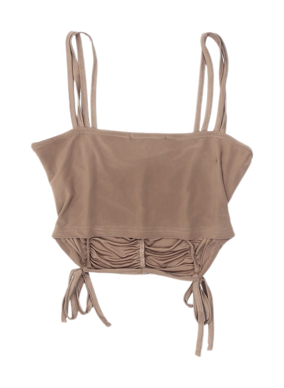 PrettyLittleThing Beige Camisole Tank Top - Size 6
