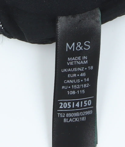 Marks and Spencer Women's Black Bralette Top
