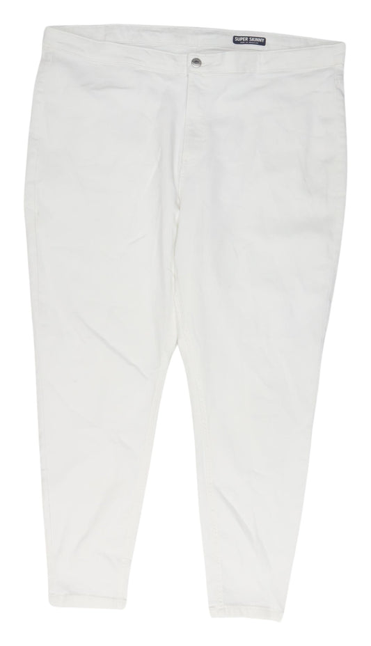 Marks and Spencer Women's White Skinny Jeans Size 24
