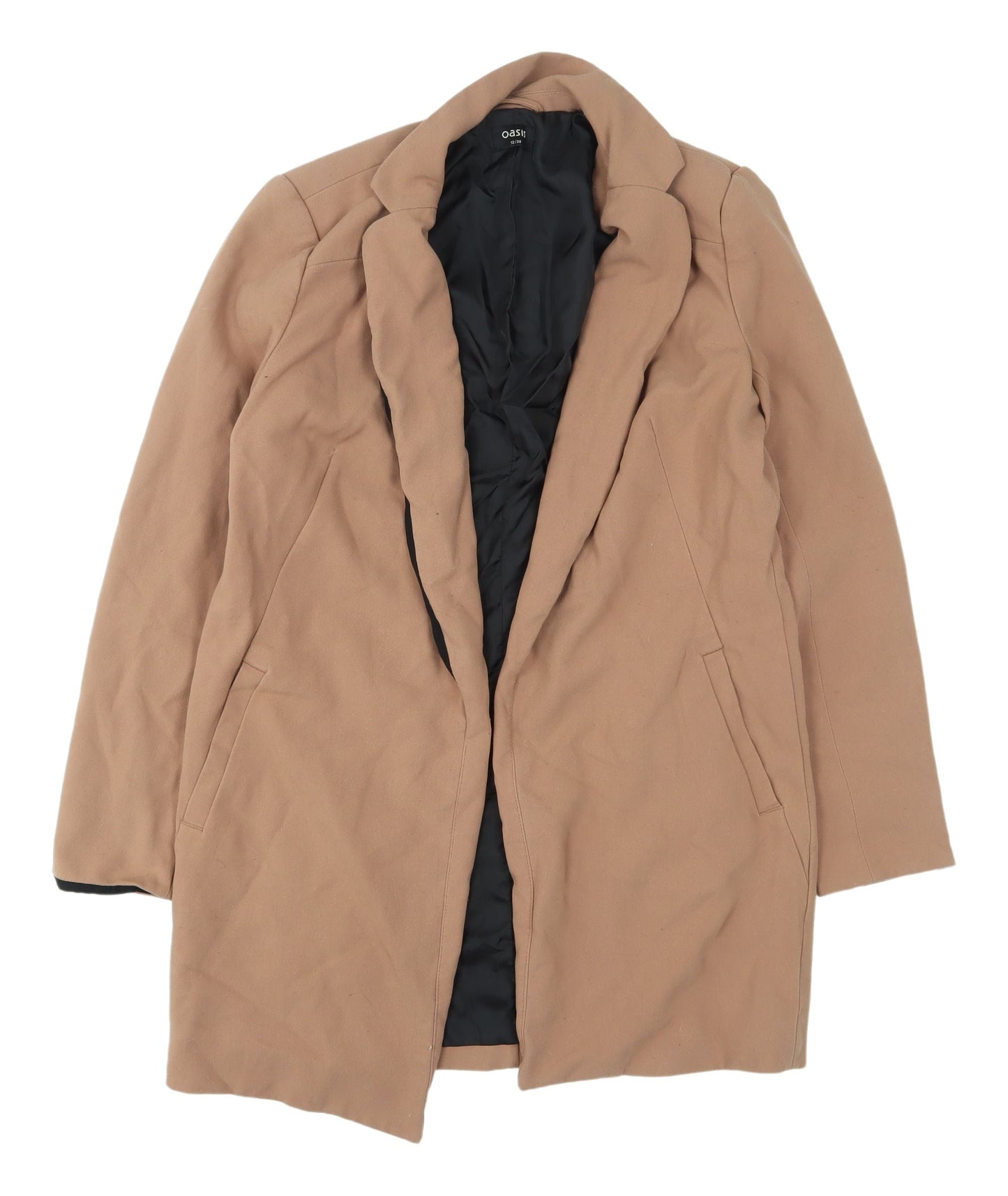 Oasis Beige Women's Overcoat Size 12
