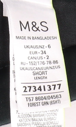 Marks and Spencer Women Green Skinny Jeans, Size 6