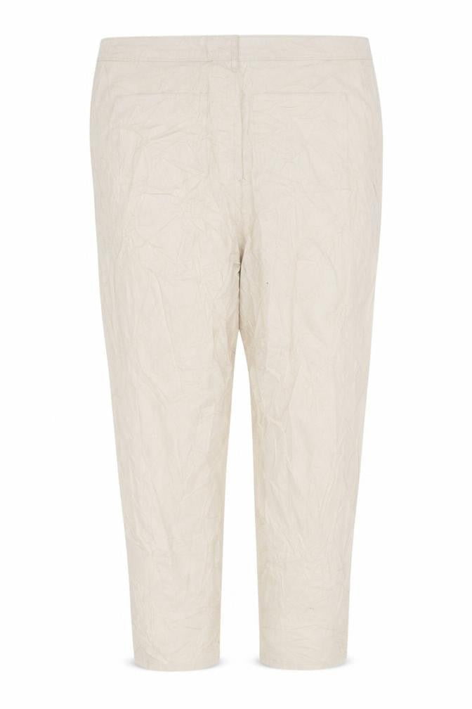 Marks and Spencer Women's Ivory Straight Trousers