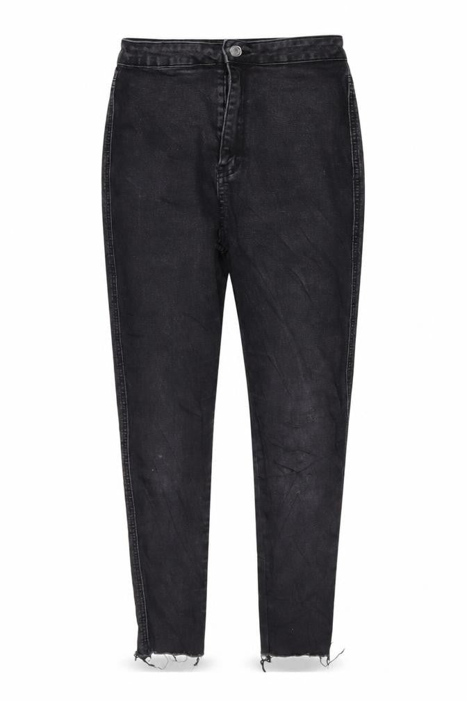 Front view of Missguided Women's Black Skinny Jeans, size 10