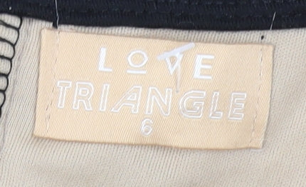 Love Triangle Women's Black Bodycon Dress Size 10