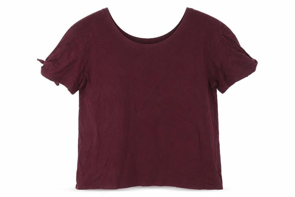 Marks and Spencer Women's Red Bow Accented T-Shirt Size 10
