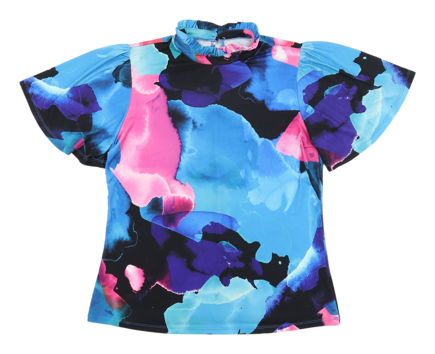 Very Women's Multicoloured Cropped Blouse - Size 14
