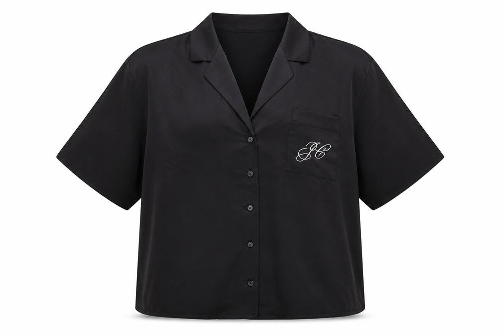 Juicy Couture Black Short Sleeve Pyjama Top M