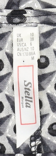 Stella Morgan Women's Geometric Blouse Size 10