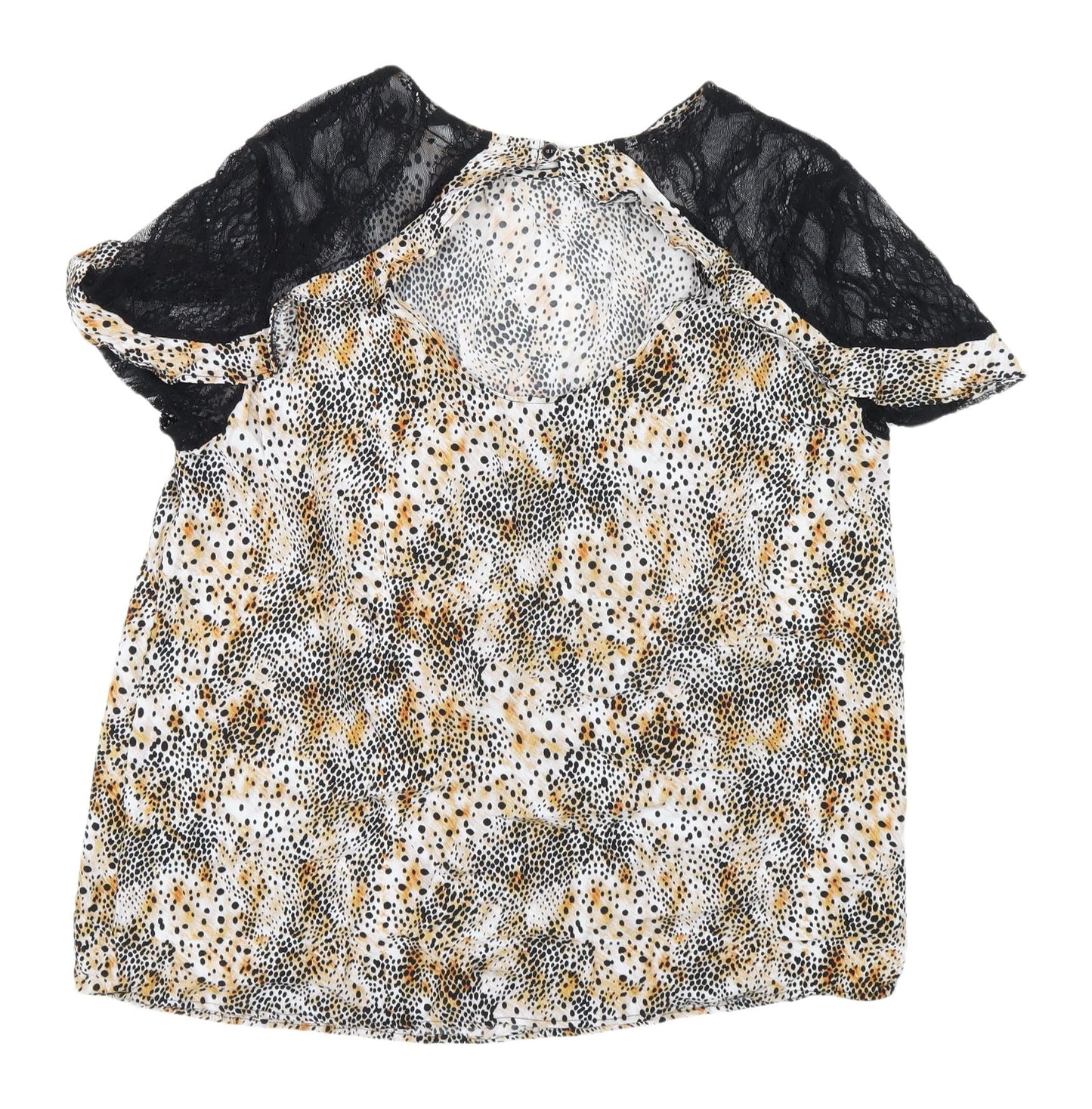 Next Women's Multicoloured Animal Print Blouse Size 14