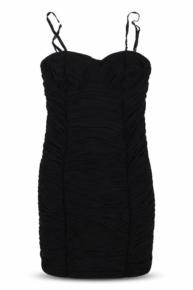 Pink Vanilla Women's Black Bodycon Dress Size 10