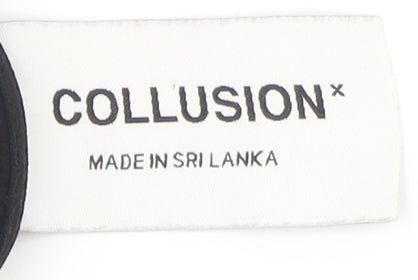 Collusion Women's Black Camisole Tank, Size 10