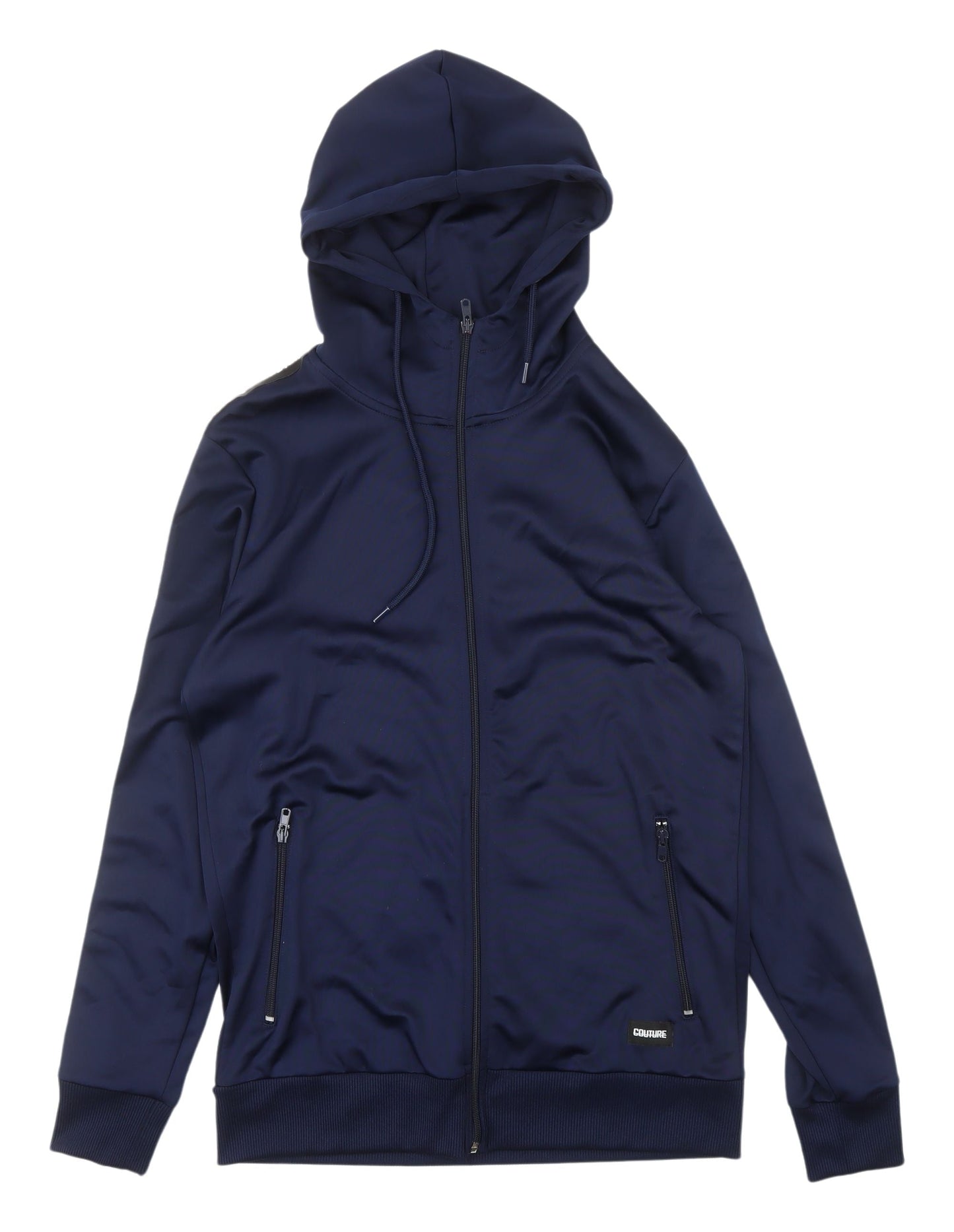 Couture Men's Blue Full Zip Hoodie S