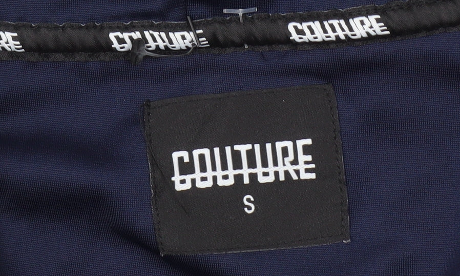 Couture Men's Blue Full Zip Hoodie S