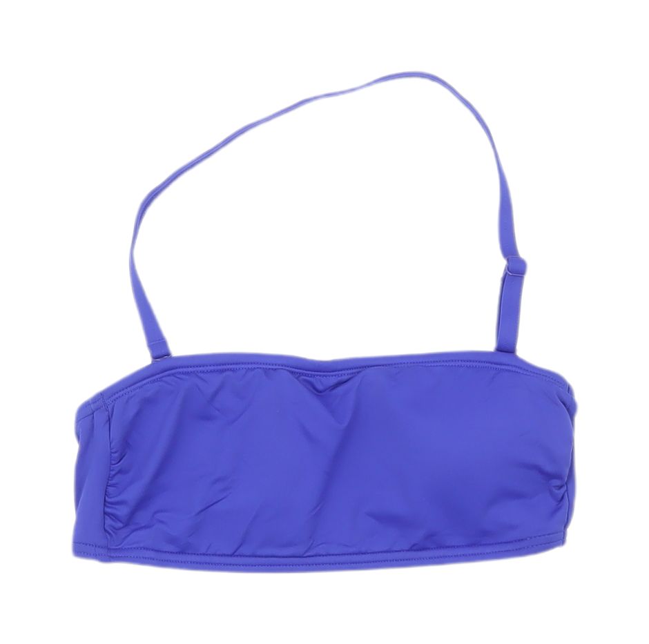 Marks and Spencer Blue Bandeau Swim Top, Size 8