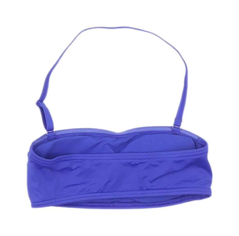 Marks and Spencer Blue Bandeau Swim Top, Size 8