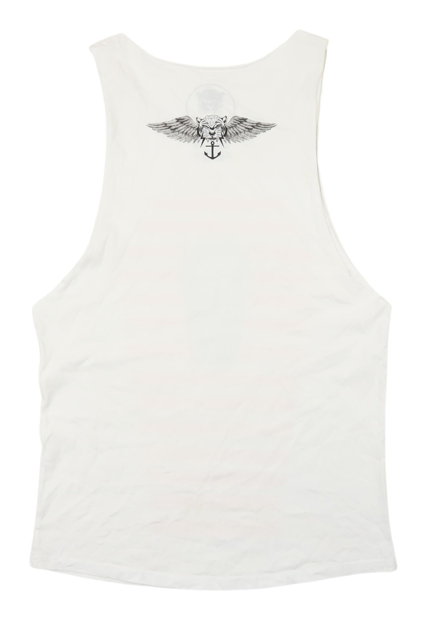 Violate Men's Nautical Stripe Sleeveless Tee - Large