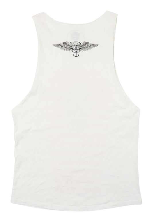 Violate Men's Nautical Stripe Sleeveless Tee - Large