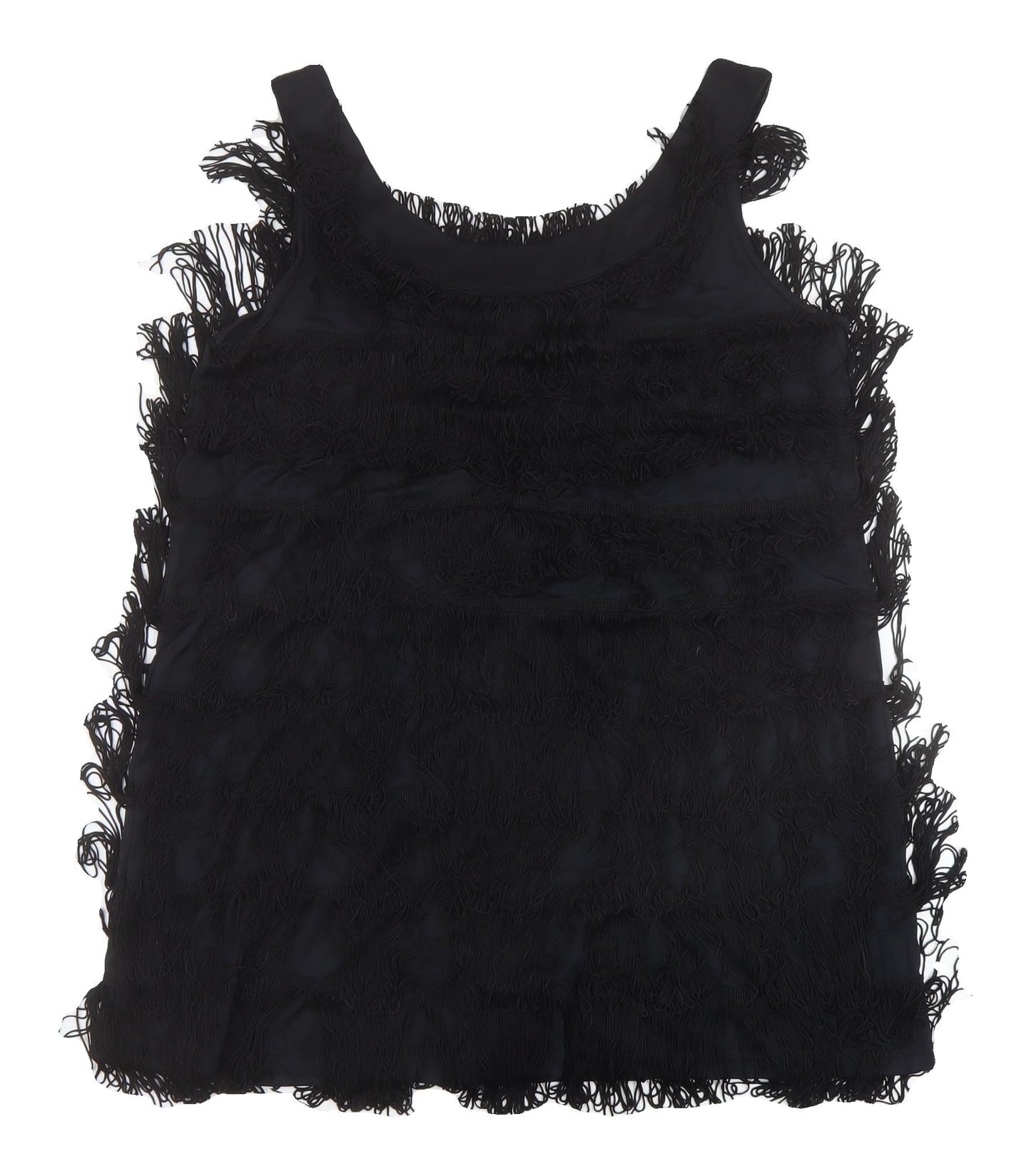 H&M Women's Black Sleeveless Tank Top - Size 12