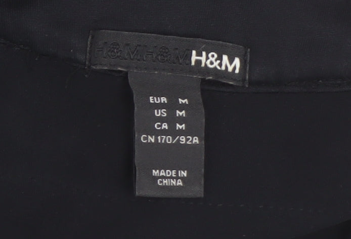 H&M Women's Black Sleeveless Tank Top - Size 12