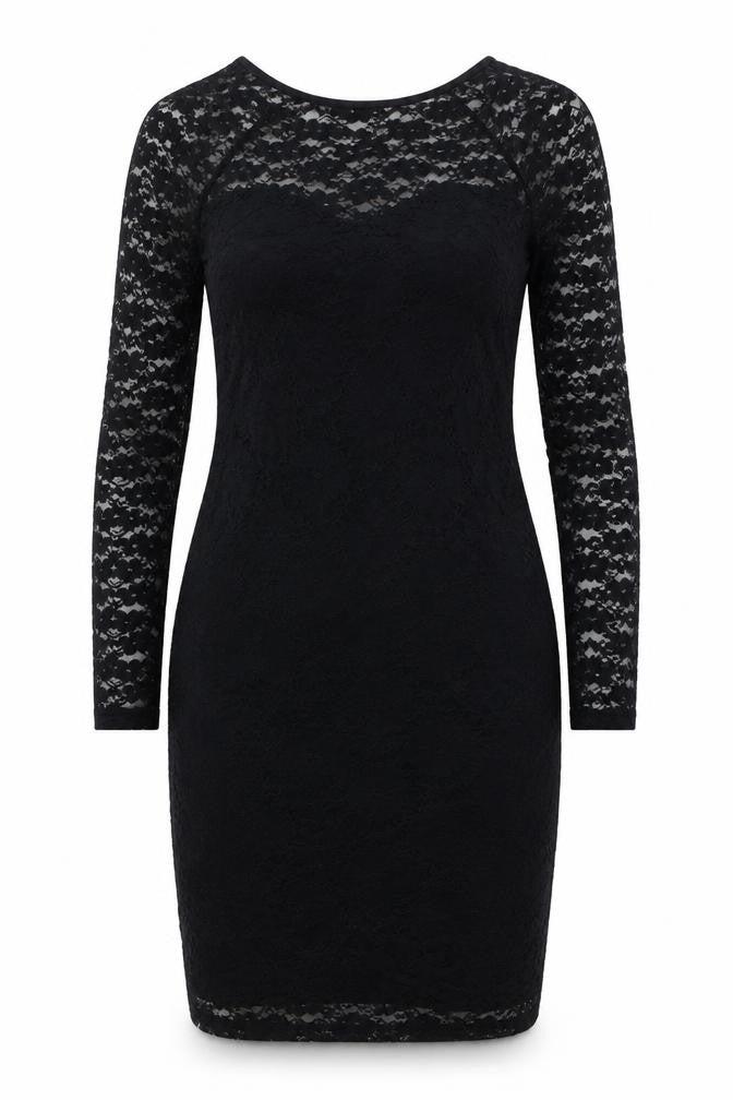 H&M Women's Black M Bodycon Lace Dress
