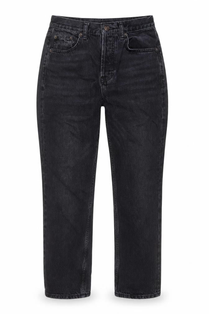 Topshop Women's Black Straight Jeans Size 6
