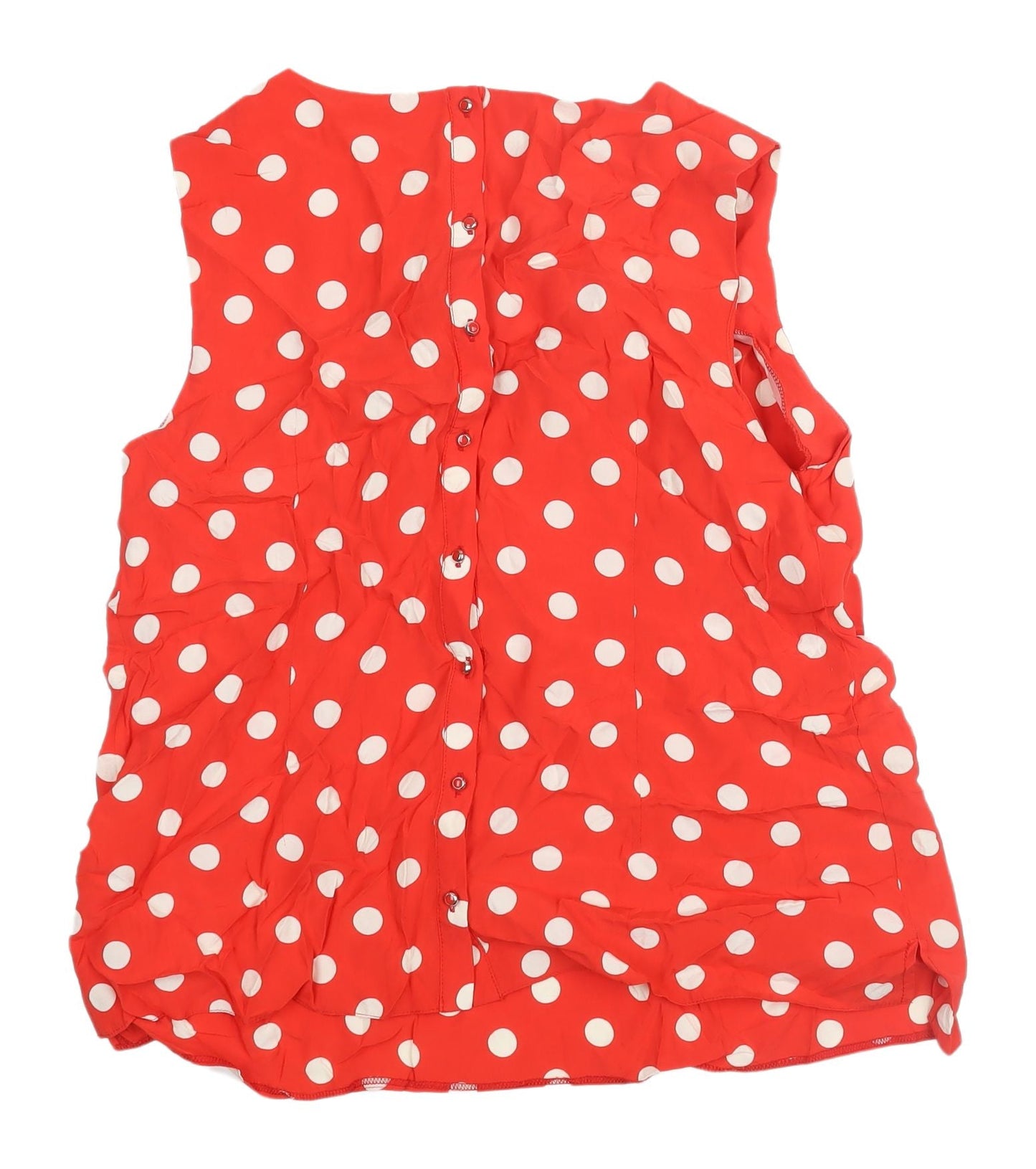 Dorothy Perkins Women's Red Polka Dot Blouse Size 18