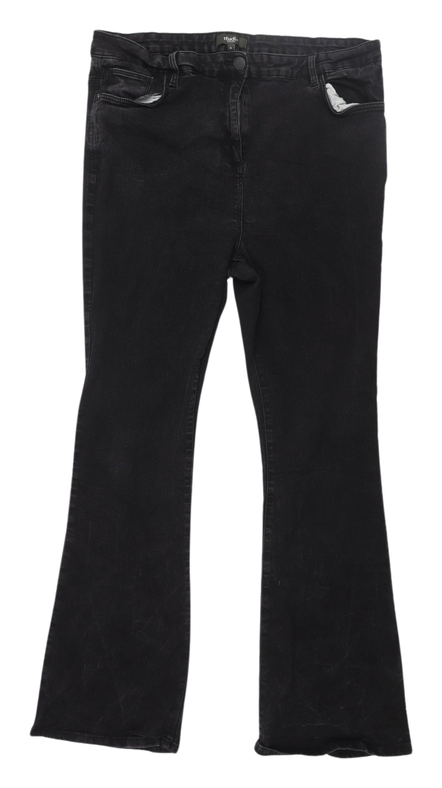 Studio Women's Black Bootcut Denim Jeans Size 23