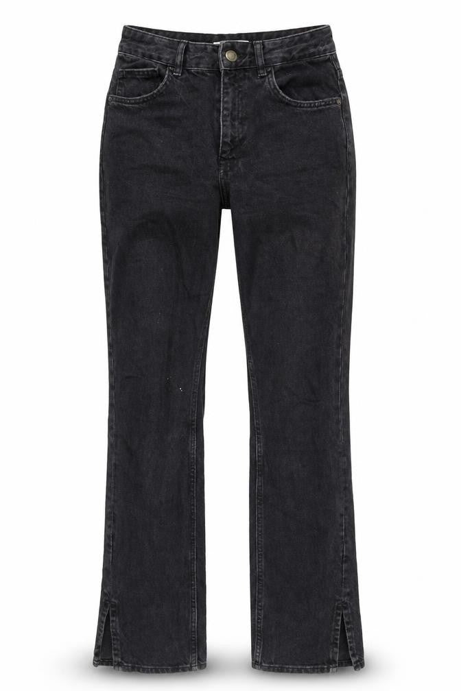 Pull&Bear Women’s Black Straight Jeans Size 8 Regular Mid Rise