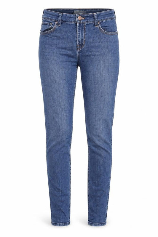 Hollister Women's Blue Skinny Jeans UK 8 Stretch Denim