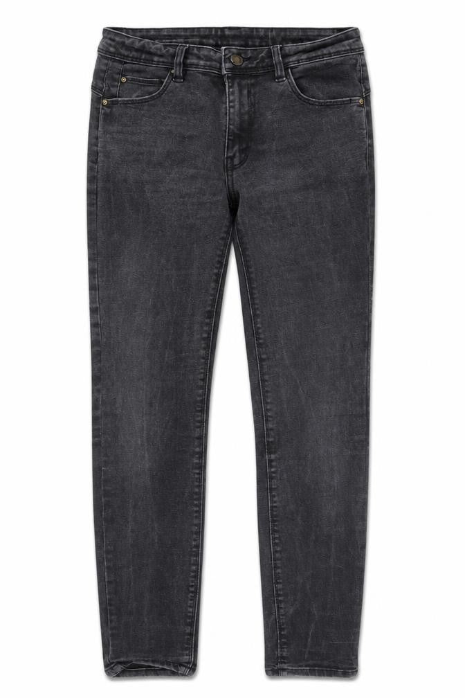 Front view of Denim Co Women's Black Skinny Jeans, size 14