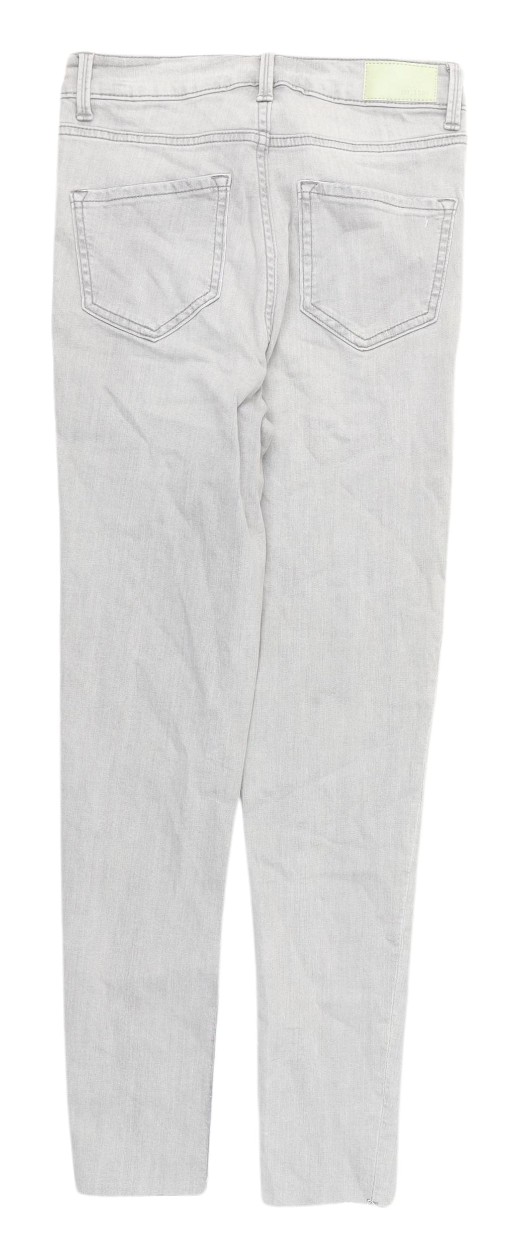 Marks and Spencer Grey Distressed Skinny Jeans