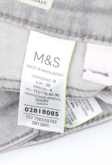 Marks and Spencer Grey Distressed Skinny Jeans