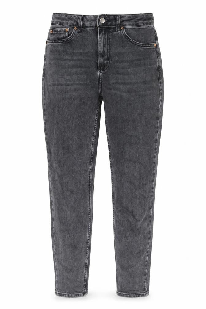 Topshop Women's Grey Straight Jeans 28W Mid Rise