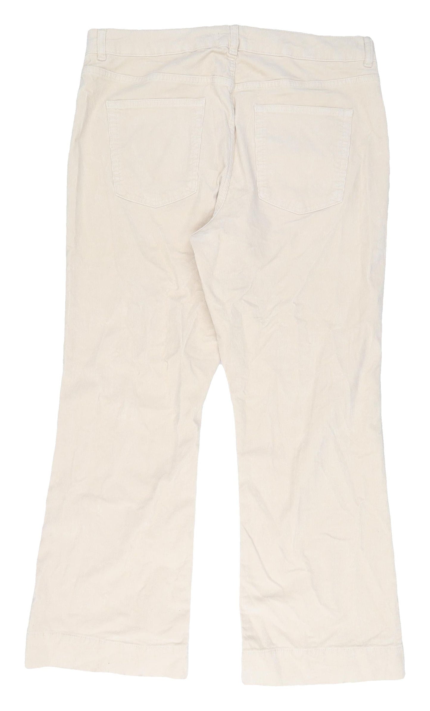 Marks and Spencer Women's Ivory Flared Trousers Size 20
