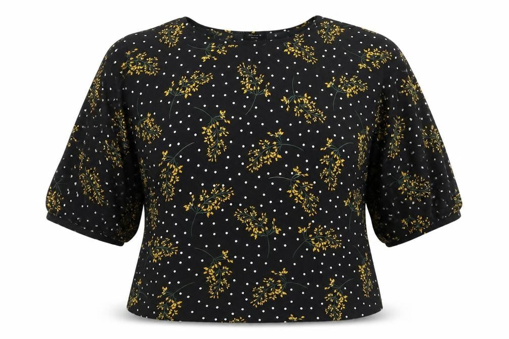 Womens UK Size 18 JD Williams Black Polyester Blouse