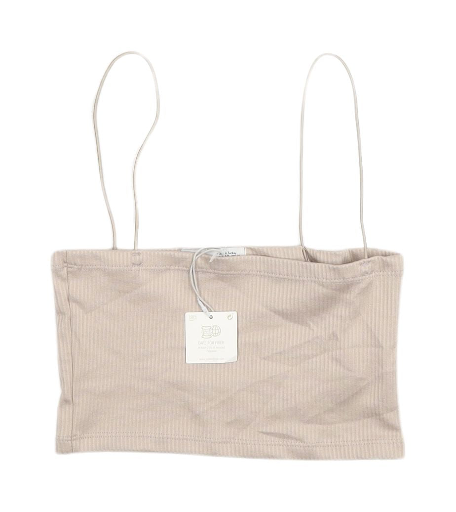 Pull&Bear Beige Women’s Slim Tank Top
