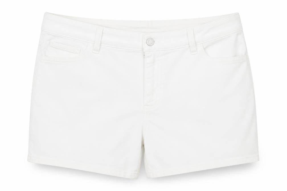 Marks and Spencer Women's White Chino Shorts Size 20