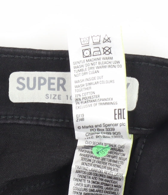 Marks and Spencer Women's Black Skinny Jeans Size 10