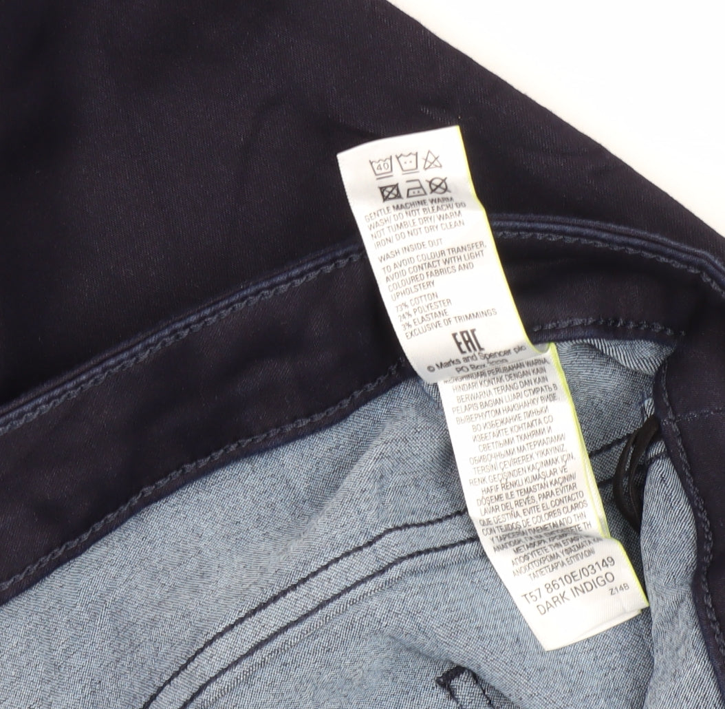 Marks and Spencer Women's Blue Skinny Jeans 32