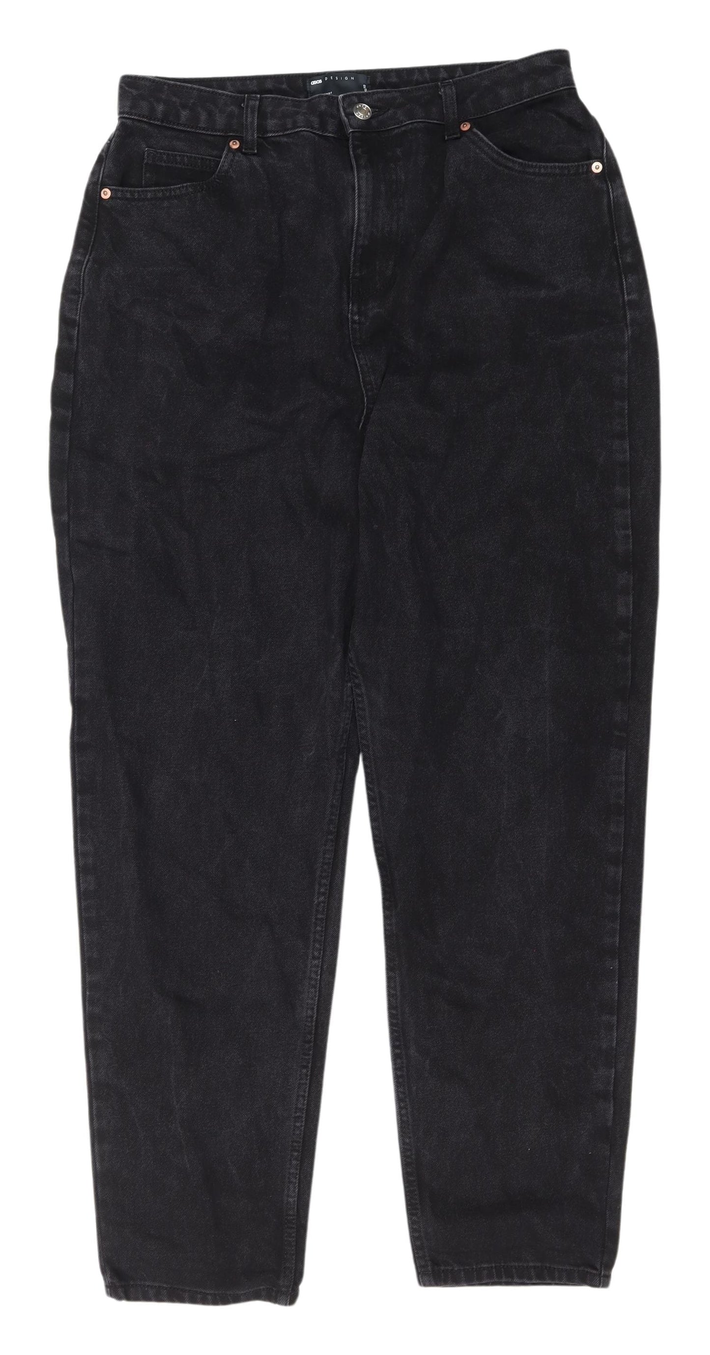 ASOS Design Women's Black Straight Leg Jeans Size 32