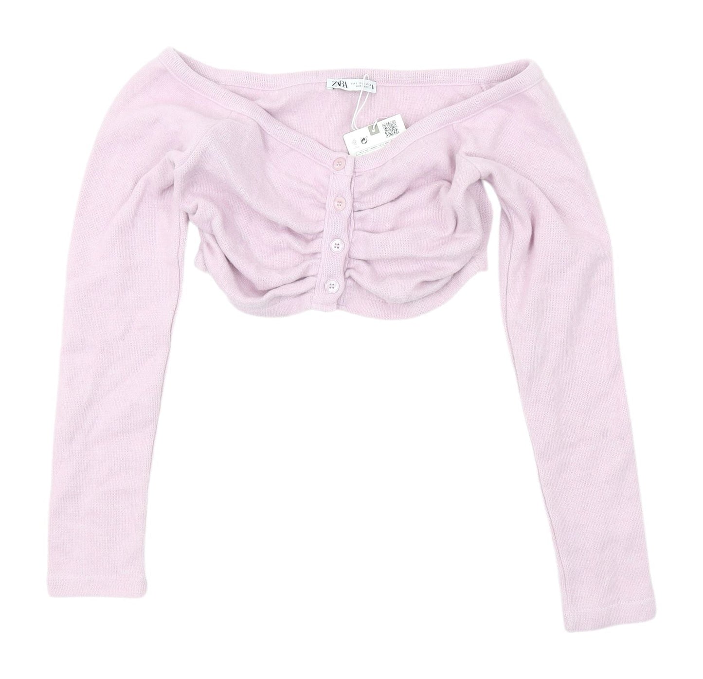 Zara Women’s Pink V-Neck Cardigan S