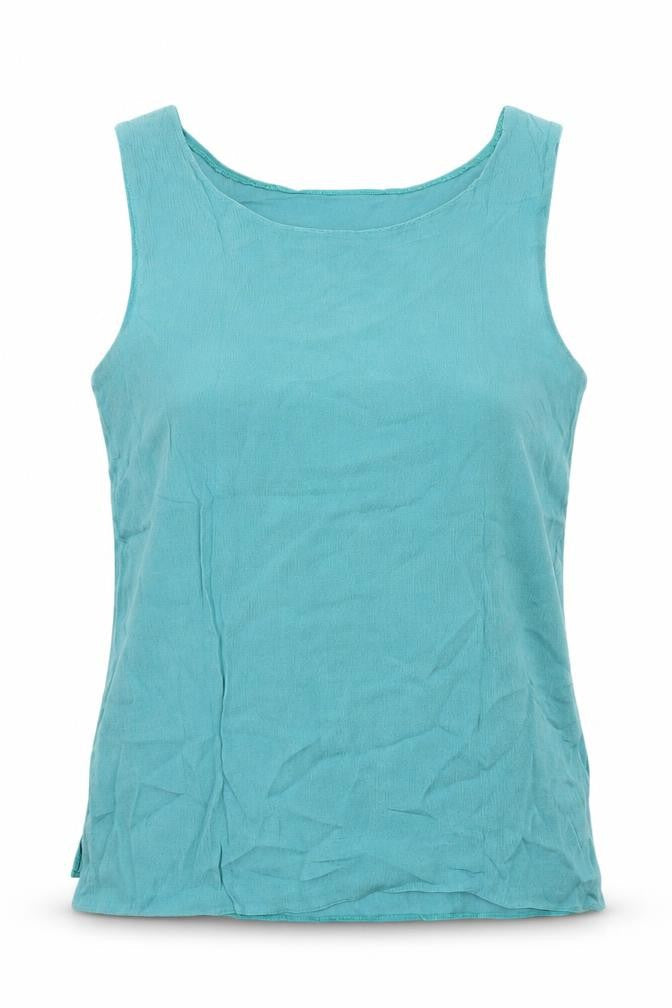 Womens UK Size 14 Klass Collection Green Viscose Tank