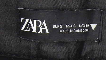 Zara Women's Black Skinny Faux Leather Jeggings